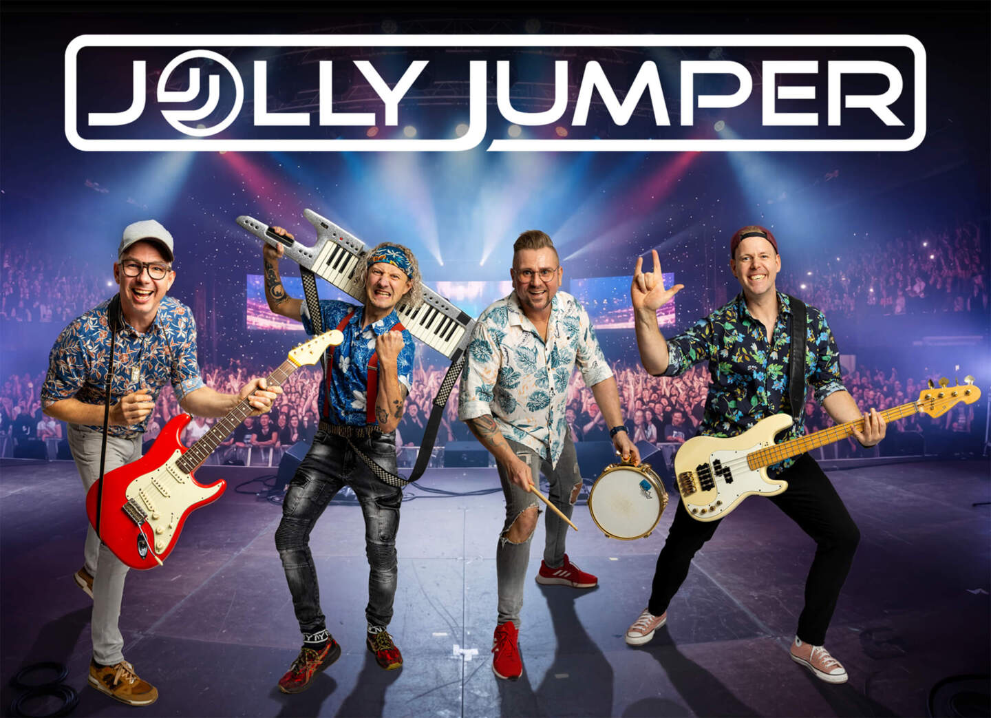 Jolly Jumper Partybild mit Logo